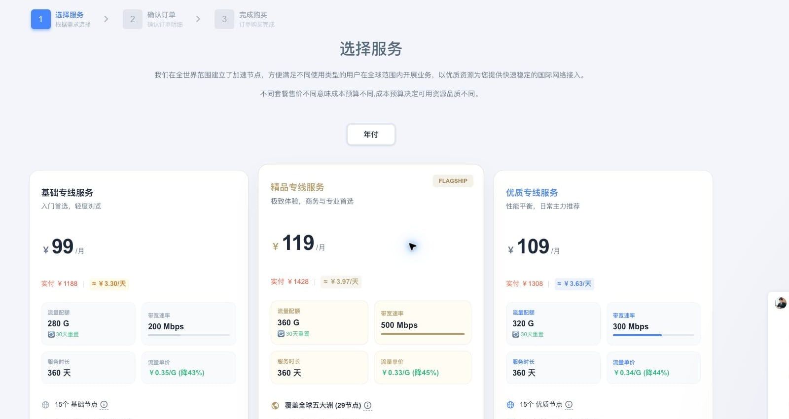 WgetCloud 套餐截图
